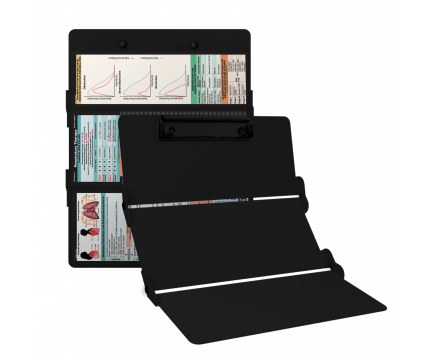 WhiteCoat Clipboard® Trifold - Blackout Respiratory Therapy Edition WhiteCoat Clipboard® Trifold - Blackout Respiratory Therapy Edition